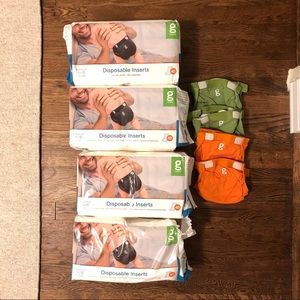 gDiapers covers and inserts